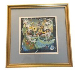 Dana Popa Maria Watercolor Romania United Kingdom Signed Framed