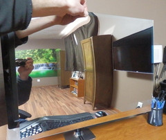 18 X 24 X 0.04 Inch Acrylic See-Through Mirror, Scratch Resistant, 40% Transpare