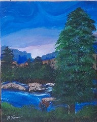 Colorado, Acrylic Painting – 16×20 Hand Painted Artwork on Canvas