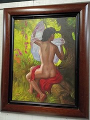 30 1/2 X 24 1/2 Oil Painting