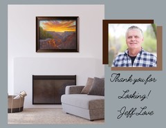 Jeff Love Art Large 24X30″ Original Oil Painting Grand Canyon Sunset Landscape