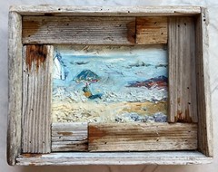 The Gulf, Original Oil Painting, Abstract, Coastal Arts