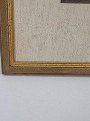 Old Vintage German Oil Painting Mountains Cabin Farm Framed Signed Gottert 1950!