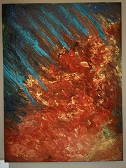 Modern Art Painting “Invasion” 18×24 Original – Mixed Media On GW Canvas