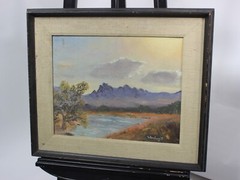 Virginia to Colorado MidCentury Landscaper, Wilma Langfitt painting discovered