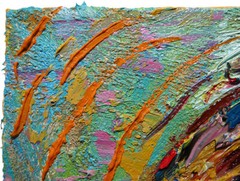 CONTEMPORARY ORIGINAL OIL█PAINTING█VINTAGE EXPRESSIONIST ART█OUTSIDER SIGNED POP
