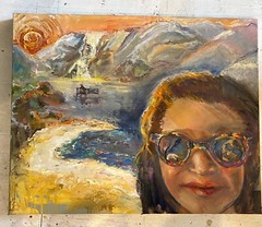 «The Selfie», Original Oil Painting, by Van Ness