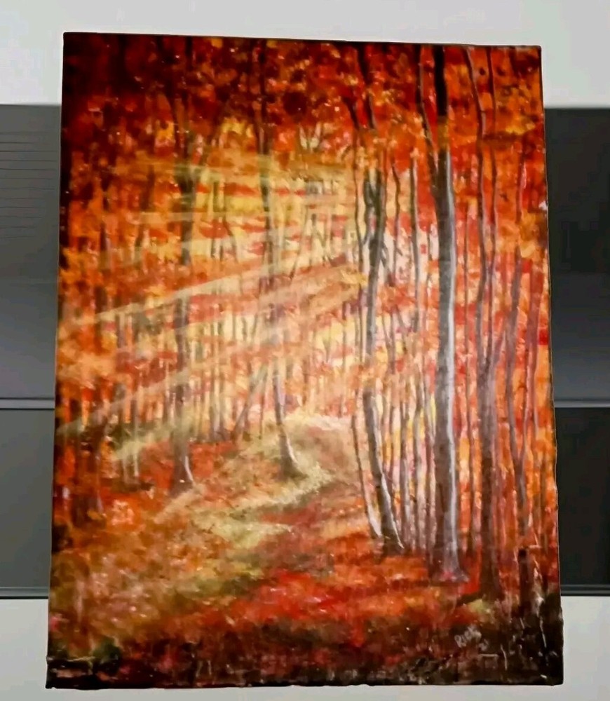 Original RICK STEVENS Signed oil painting 2021 Georgia artist 24x18in Unframed