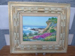 Joane Cromwell American ( 1895-1969 ) Laguna Beach California Oil Painting