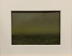 #231 Contemporary Tonalist Oil Painting Seascape Arches Oil Paper