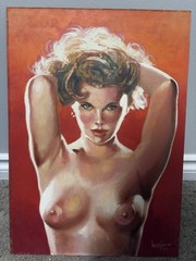 “Cindy” By Bob Whitesitt Oil Painting 2008 Original 18×12.75