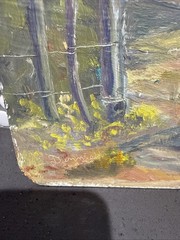Vintage 1972 Original Oil Painting Signed Landscape “The Old Ranch House” 12×16