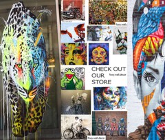 Painting Graffiti Street Art Life Short Chill Duck Canvas andy baker