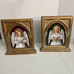 Teresa Satola Oil Paintings Angels Clare & Grace Signed