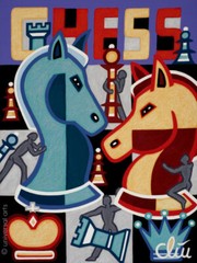 JACQUELINE DITT – Chess and the Khights Painting 2022 Chess Chess Set