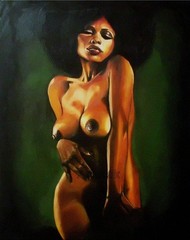 Erotic Art Nude Pin Up Girl Passion of Love Erotica Collection Canvas Picture 297