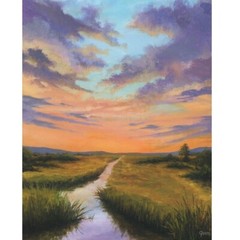 River Landscape 011 Acrylic 8″x10″ Print, Unframed