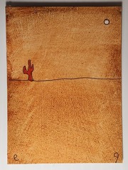 e9Art ACEO desert outsider art brut naive