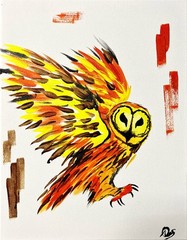 Original Expressionism Acrylic Abstract Canvas 11×14 Perseverance Art By Aldo