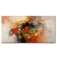 24 In. X 47 In. Abstract VI Canvas Art