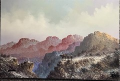 Original Oil Painting 24×36 By Lester Hughes Rescued Storage Unit Sold As Is