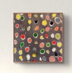 Original Colorful Abstract 8×8 Acrylic Painting Wood Wall Art, Holly Hammond
