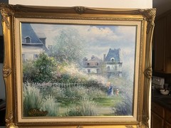 ANDRE GISSON (1921-2003) AMERICAN NY artist OIL PAINTING SIGNED