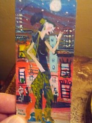 Miniature Painting by Peter Mayer new york city artist City Scene