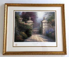 THOMAS KINKADE «The Open Gate» Summer Gate II Limited Edition 450 / 3850 COA