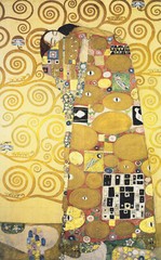 GUSTAV KLIMT tree of life kiss art Vintage painting EUROPE Print 90cm poster