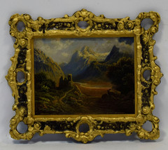 19-20 c, old paintings, landscapes