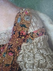 Antique 18th Century Oil Painting Portrait of a Lady Style of Jean-Marc Nattier