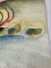 VINTAGE 1979 ABSTRACT MODERNISM EXPRESSIONISM SURREALISM SIAMESE CAT SIGNED
