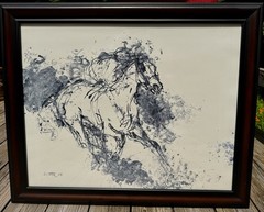 Boguslaw Lustyk Original Artwork 2008 Signed -Official Kentucky Derby Artist 31”