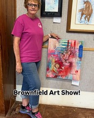 Big Mouth Colorful Fish 11″x14″ Canvas Original Art Abstract Design Art