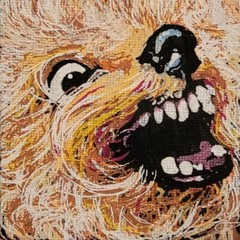 Custom Pet Portrait – 3×3 Inch – .25 Inch Thick Canvas